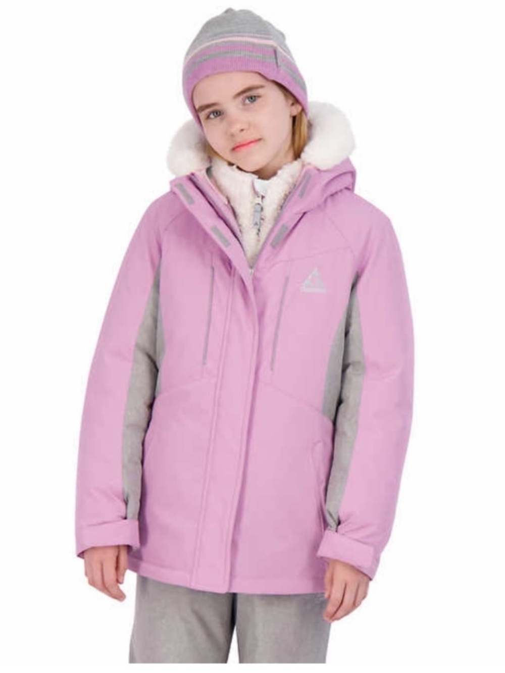 NWT Gerry Youth Girls Systems Jacket PURPLE - size L (14/16) winter snow fleece